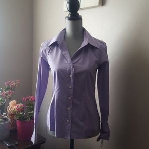 Pell & Co. Lavander Cotton Silk Button Down